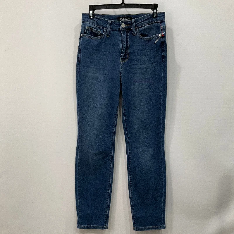 Jeans Straight By Judy Blue In Blue Denim, Size: 2 Earthy Men's Sustainable 