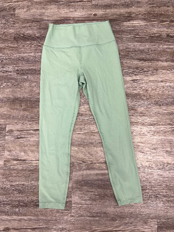 Green Athletic Leggings Athleta, Size S Tailored