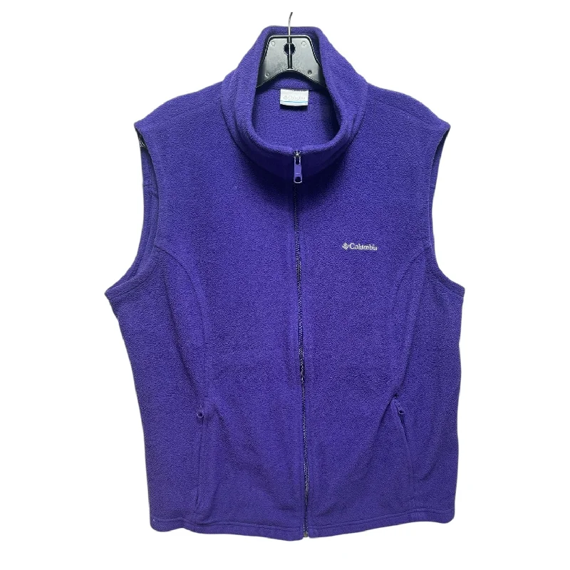 Vest Fleece By Columbia In Purple, Size: 2x Practical Men's Quick