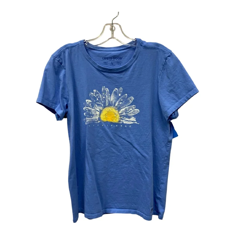 Top Ss By Life Is Good In Blue, Size:L Unique Men's Patch