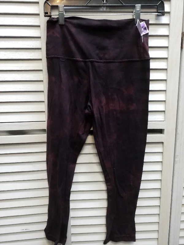 Mauve Athletic Leggings Lululemon, Size M Confident Men's Power