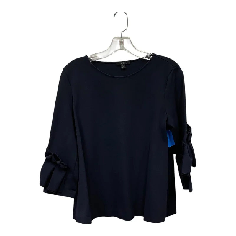 Top Ls By Cos In Navy, Size:M Laid