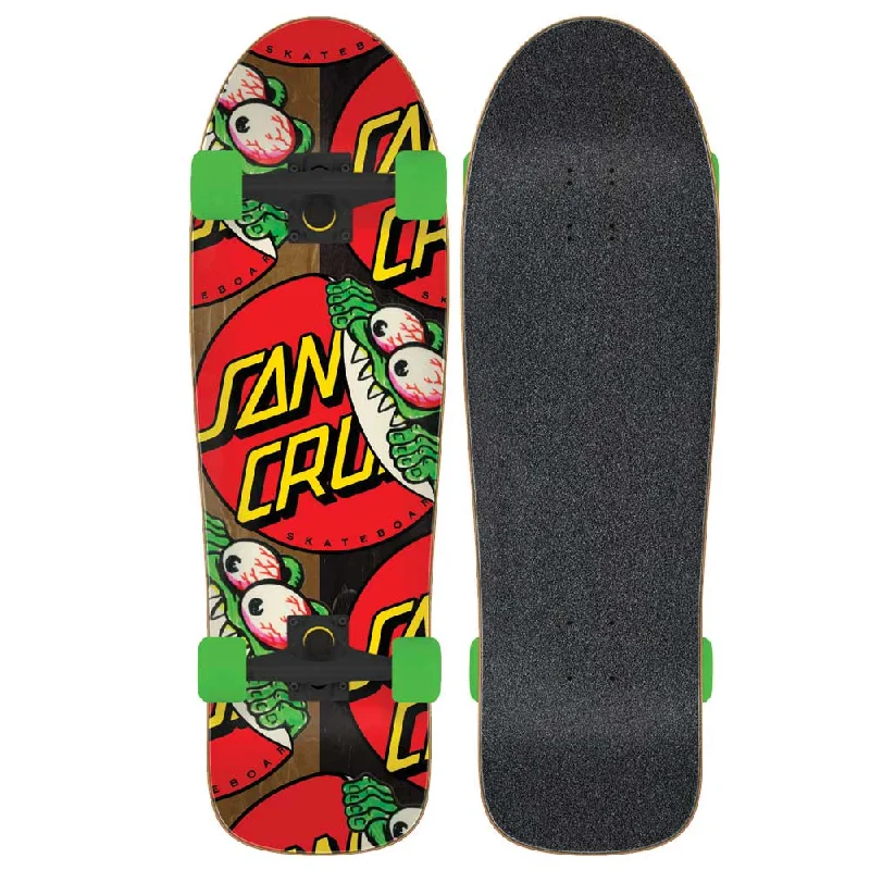 Santa Cruz Beware Dot Shaped Cruiser Skateboard 9.7" Traditional Men's Country