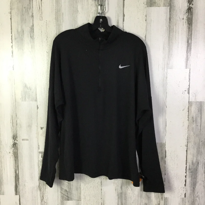 Athletic Jacket By Nike Apparel In Black, Size: 1x Business