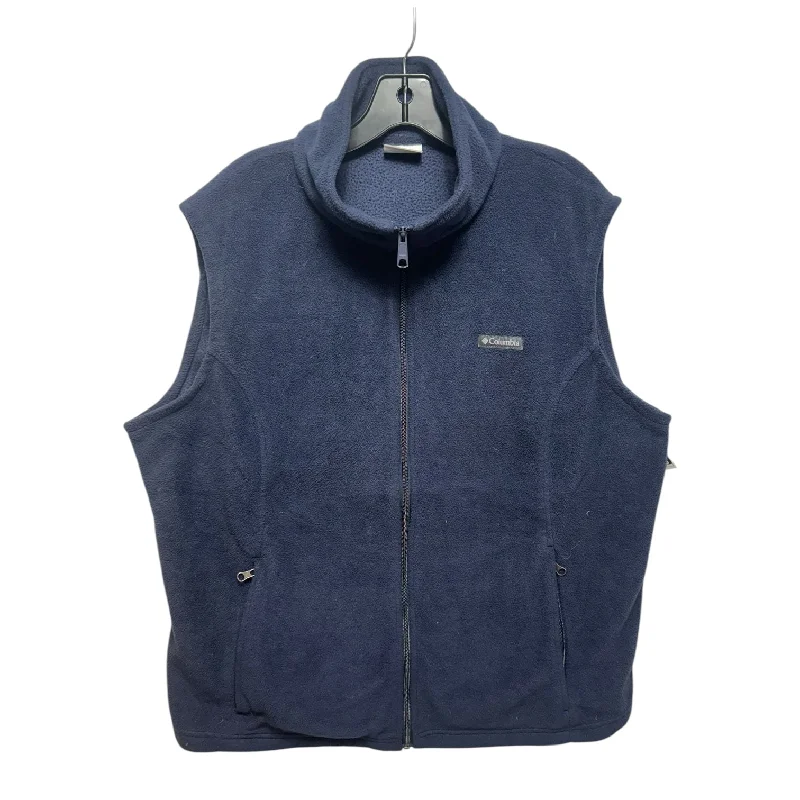 Vest Fleece By Columbia In Navy, Size: 2x Tough Men's Tactical