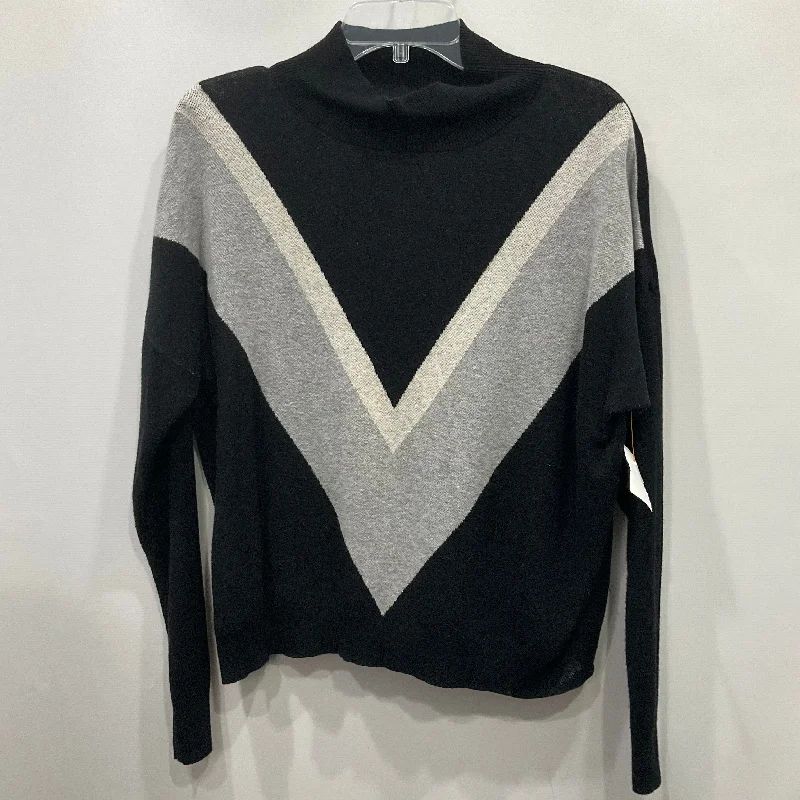 Sweater By Old Navy In Black & Grey, Size: M Monochromatic Office Style