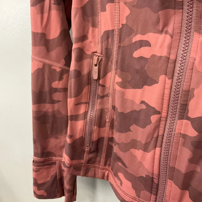 ATHLETIC JACKET by LULULEMON In CAMOUFLAGE PRINT, Size: 6 Modern Men's 