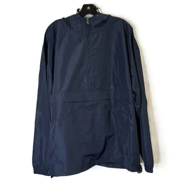 Athletic Jacket By Champion In Navy, Size: 2x British Gentleman Style