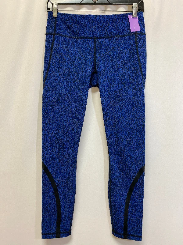 Blue Athletic Leggings Lululemon, Size 6 British Gentleman Style