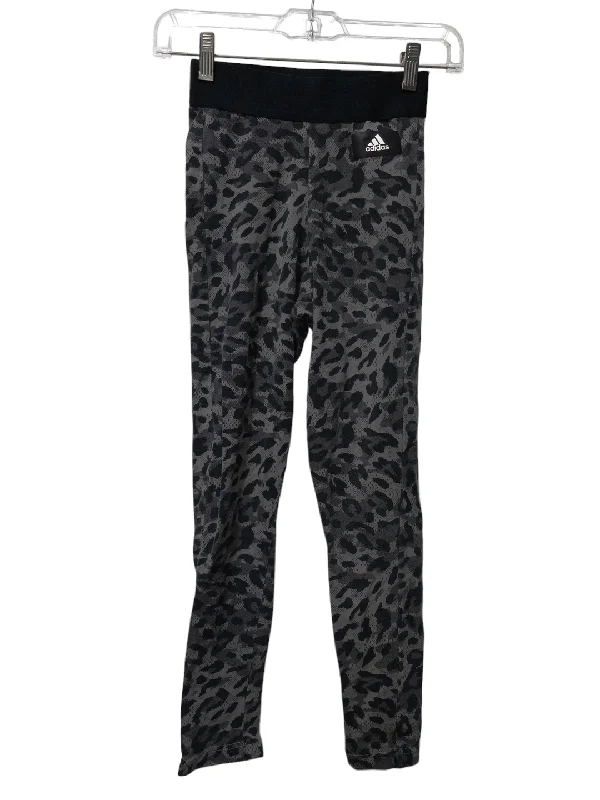 Camouflage Print Athletic Leggings Adidas, Size Xs Monochromatic Office Style