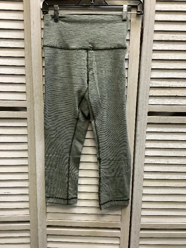 Green Athletic Leggings Lululemon, Size 8 Trendy Men's Bucket