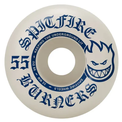 Spitfire 99a Burner Skateboard Wheels 55mm Blue Trendy Men's Oversized