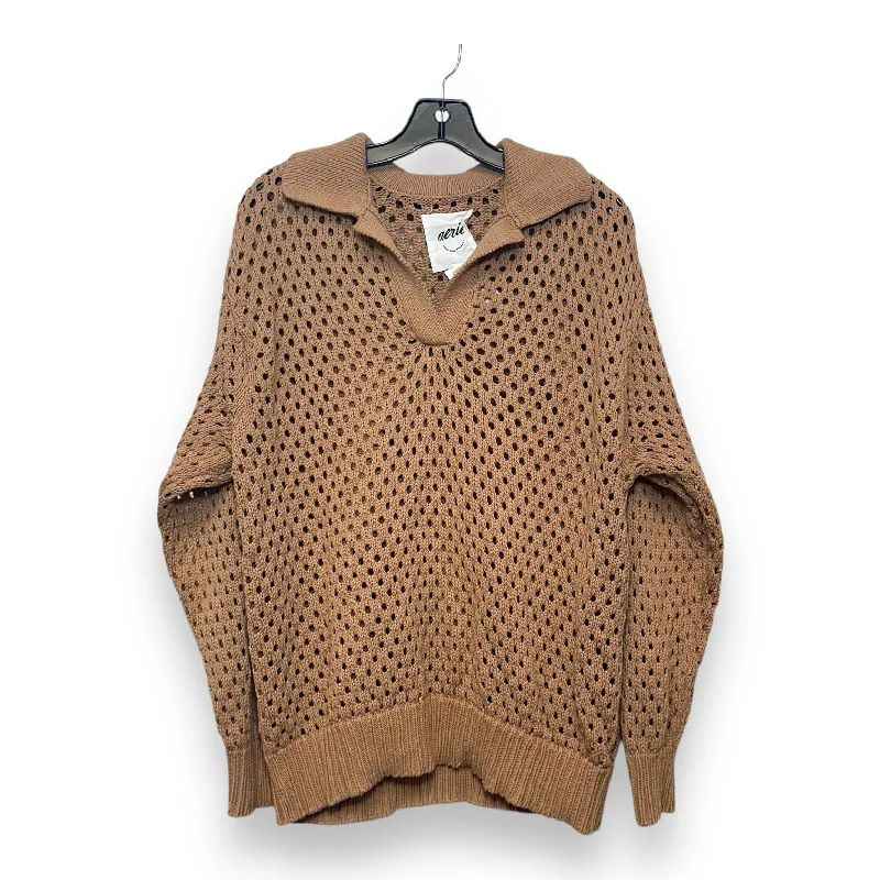 Sweater By Aerie In Tan, Size: S Dapper Men's Bow