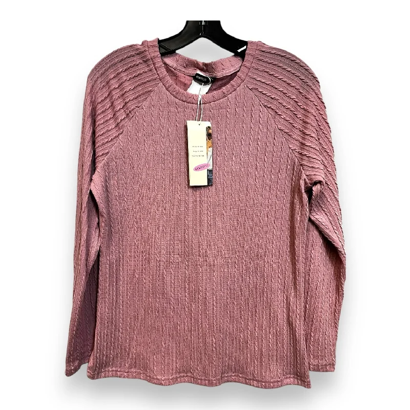 Top Long Sleeve By Cmf In Pink, Size: S Trendy Men's Scandinavian