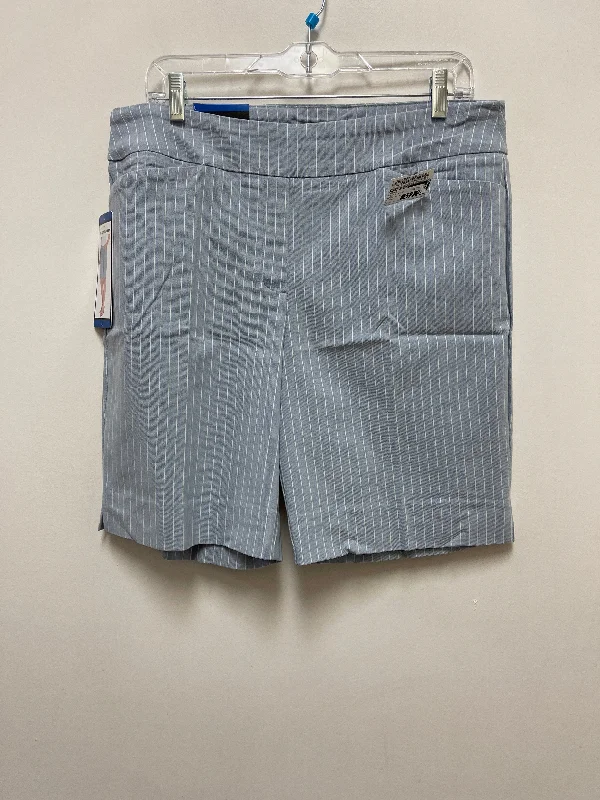 Shorts By Hilary Radley In Blue & White, Size: L Sleek Men's Contemporary 