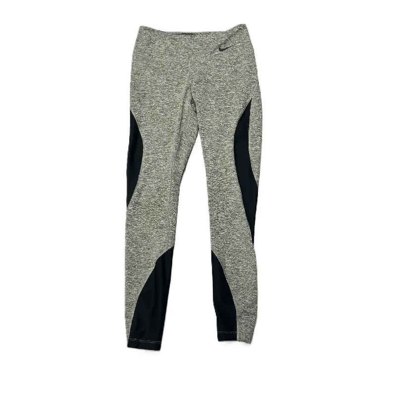 Grey Athletic Leggings By Nike, Size: S Unique Men's Patch