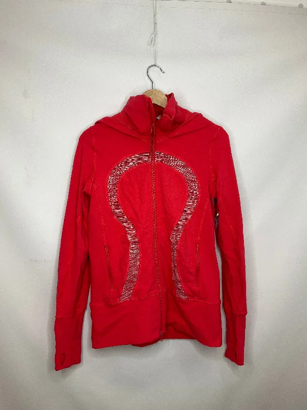 Red Athletic Jacket Lululemon, Size 8 Traditional Men's Wool