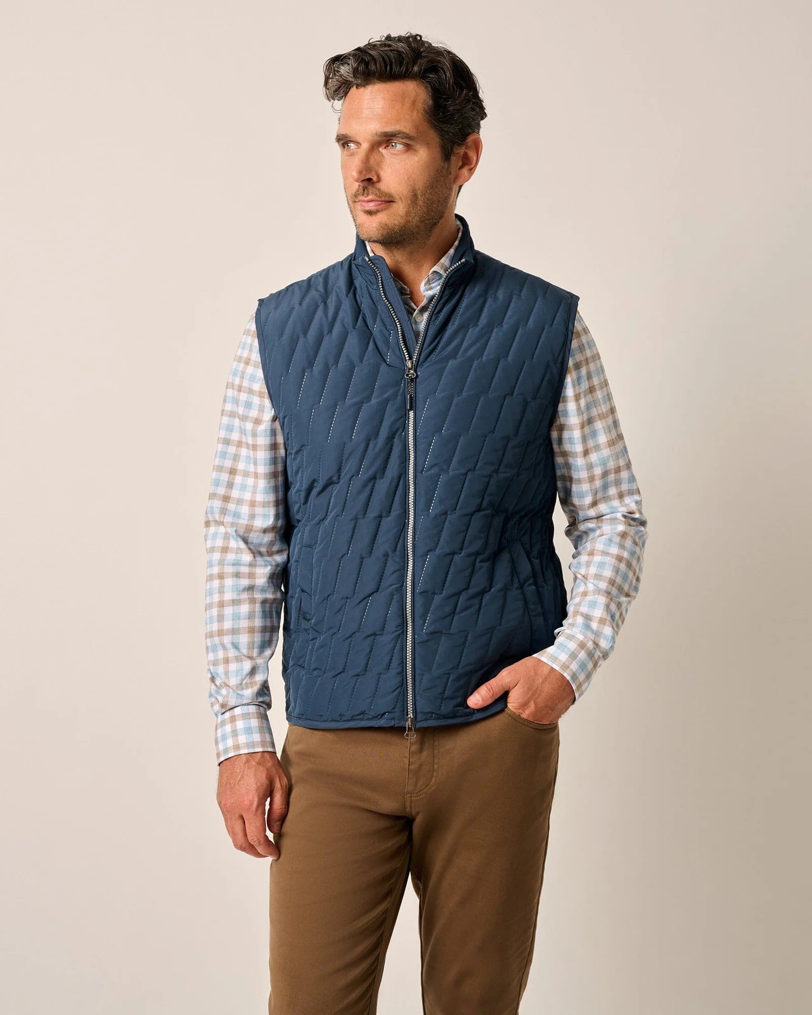 Johnnie-O Belfry Vest - Space Stylish Men's Tropical 