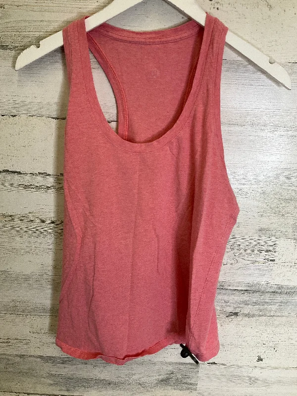 Pink Athletic Tank Top Lululemon, Size S Casual Men's Japanese 