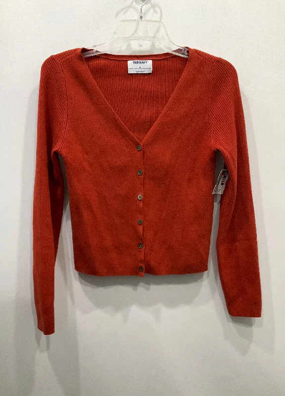 Cardigan By Old Navy In Orange, Size: M Elegant Men's Cashmere