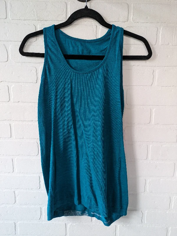 Athletic Tank Top By Sweaty Betty In Blue, Size: Xl Organic