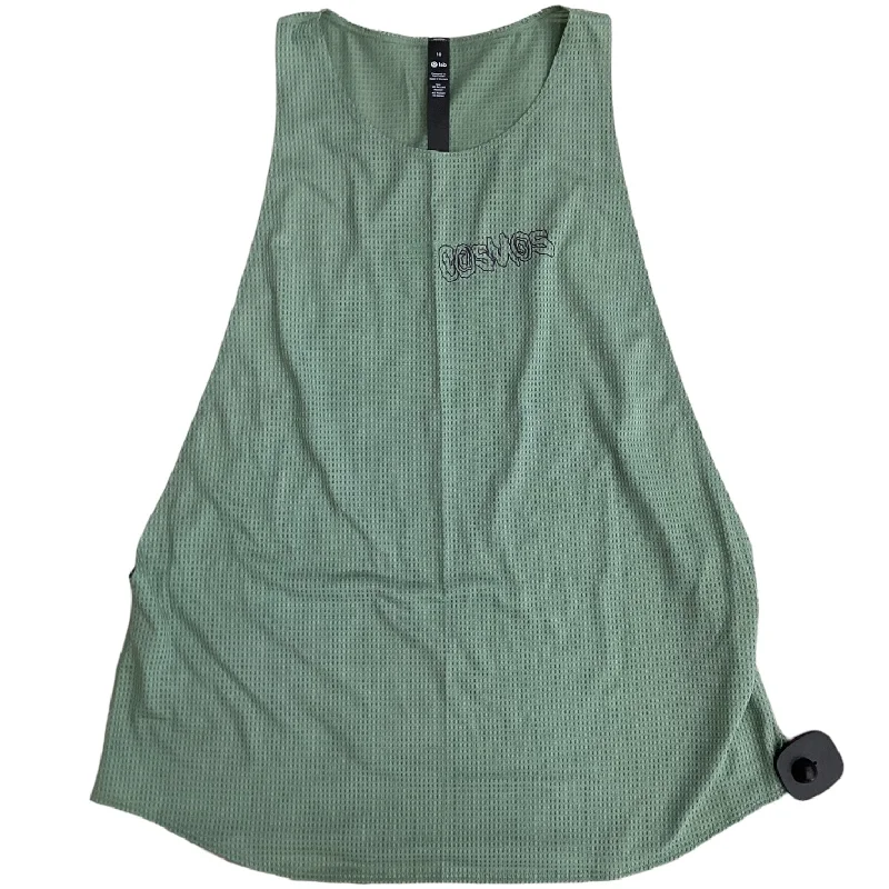 Athletic Tank Top By Lululemon In Green, Size: M Classic Men's Pin