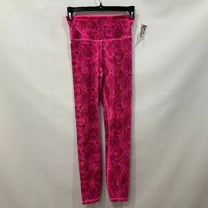 Pink & Purple Athletic Leggings Ivl Collective, Size 2 Hip Men's Urban