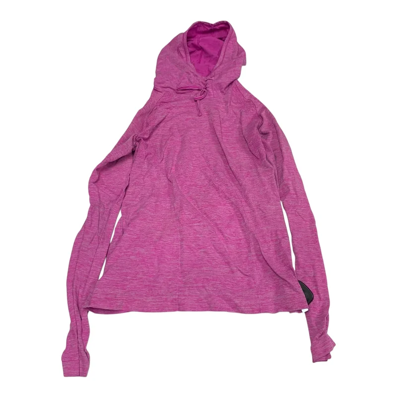 Athletic Top Long Sleeve Hoodie By Mpg In Pink, Size: Xl Tailored