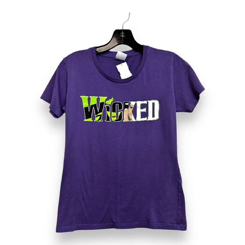 WICKED Top Short Sleeve Basic By Clothes Mentor In Purple, Size: S Tough Men's Tactical